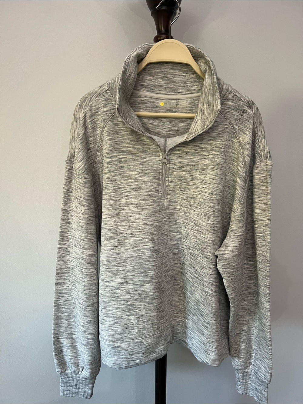 Zella Heather Gray Quarter-Zip Women’s Pullover